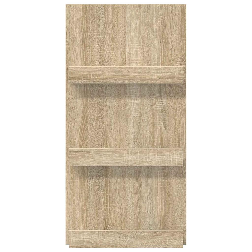 Magazine Shelf Sonoma Oak 51 x 11 x 102 cm Engineered Wood