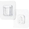 10er-Pack Klebe-Aufkleber Ersatz für wandmontierte Toilettenbürste (Klebstoff)