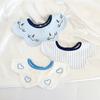 3pcs Set Breathable Drool Bibs Absorbent Bibs for Baby Girl Boy Baby Bib Infant Daily Wear