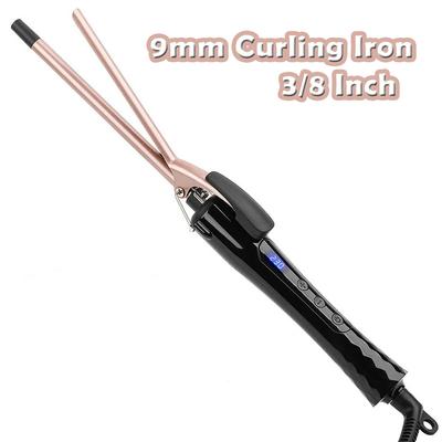 9mm Lockenstab Professioneller Keramik Haar Lockenstab Zylinder für Langes und Kurzes Haar Culer