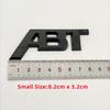 Für Audi RS3 3D Metall ABT Logo Buchstaben Auto Emblem Abzeichen Für Audi A5 A7 A1 SQ5 TT RS6 RS3 Q7 Q5 Q8 A3 VW Golf 7 ABT Aufkleber Zubehör