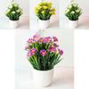 High Quality Artificial Flower Arrangement In Pot For Elegant Garden And Home Spaces