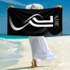 Personalized "Juventus FC Logo Art" Beach Towel Microfiber Beach Towel Thin Absorbent for Beach Swimming Yoga Bath Sports. 0910121