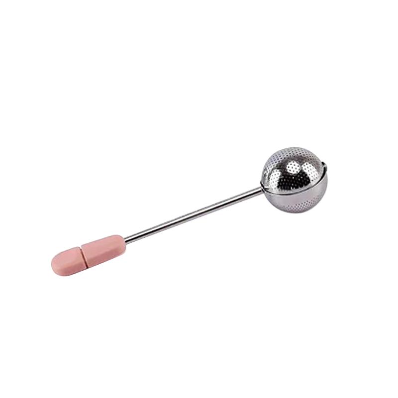 

Tea Infuser Stainless Steel Sphere Mesh Tea Strainer Coffee Herb Spice Filter Diffuser Portable Handle Tea Ball Match Tea Bags