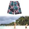 Men's Beach Shorts with Adjustable Drawstring and Printed Design - Perfect for Summer Parties
