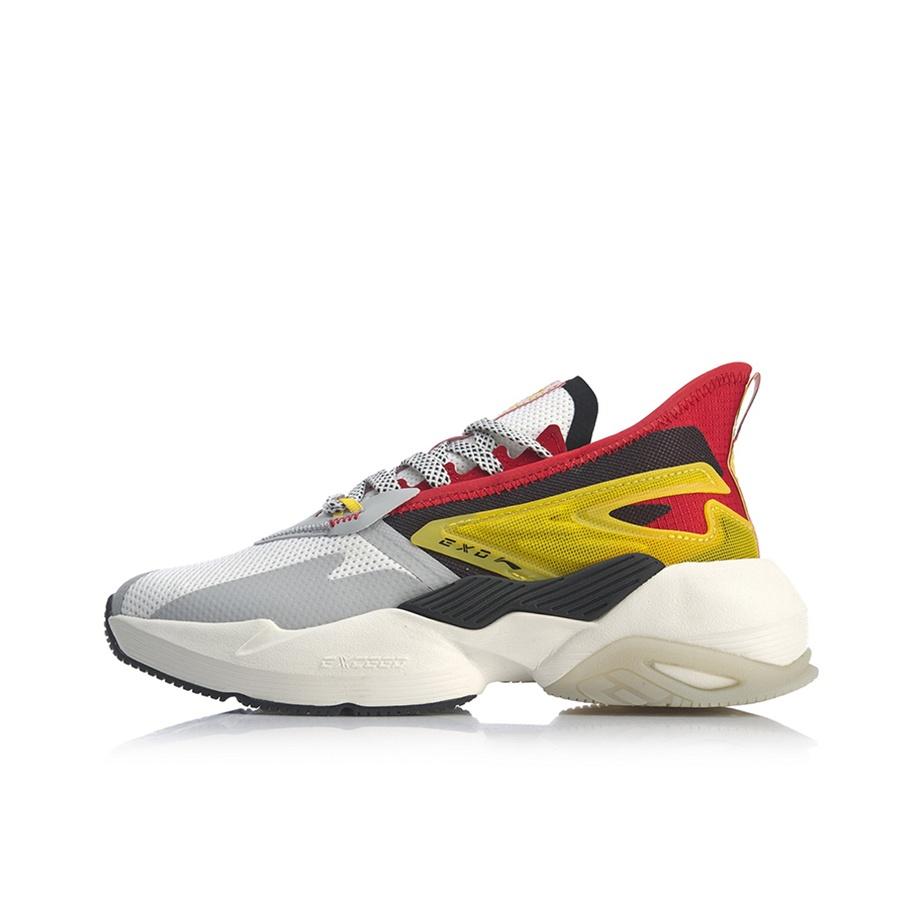 Li Ning Superlicht Ademend Antislip Casual Schoenen Dames sneakers Cinnaber-Rood AGLQ028-1