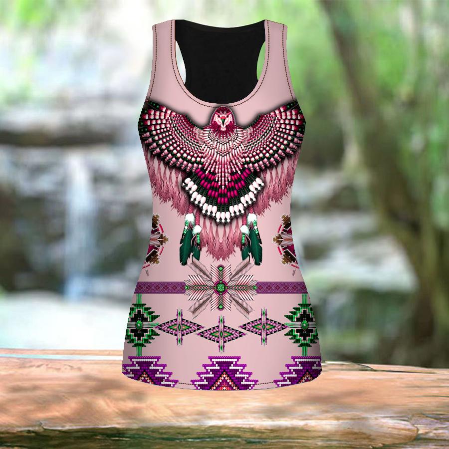 3D Green Eagle Print Damen Workout Yoga Gym Bedruckte Sommersporthemden Plus Size Westen