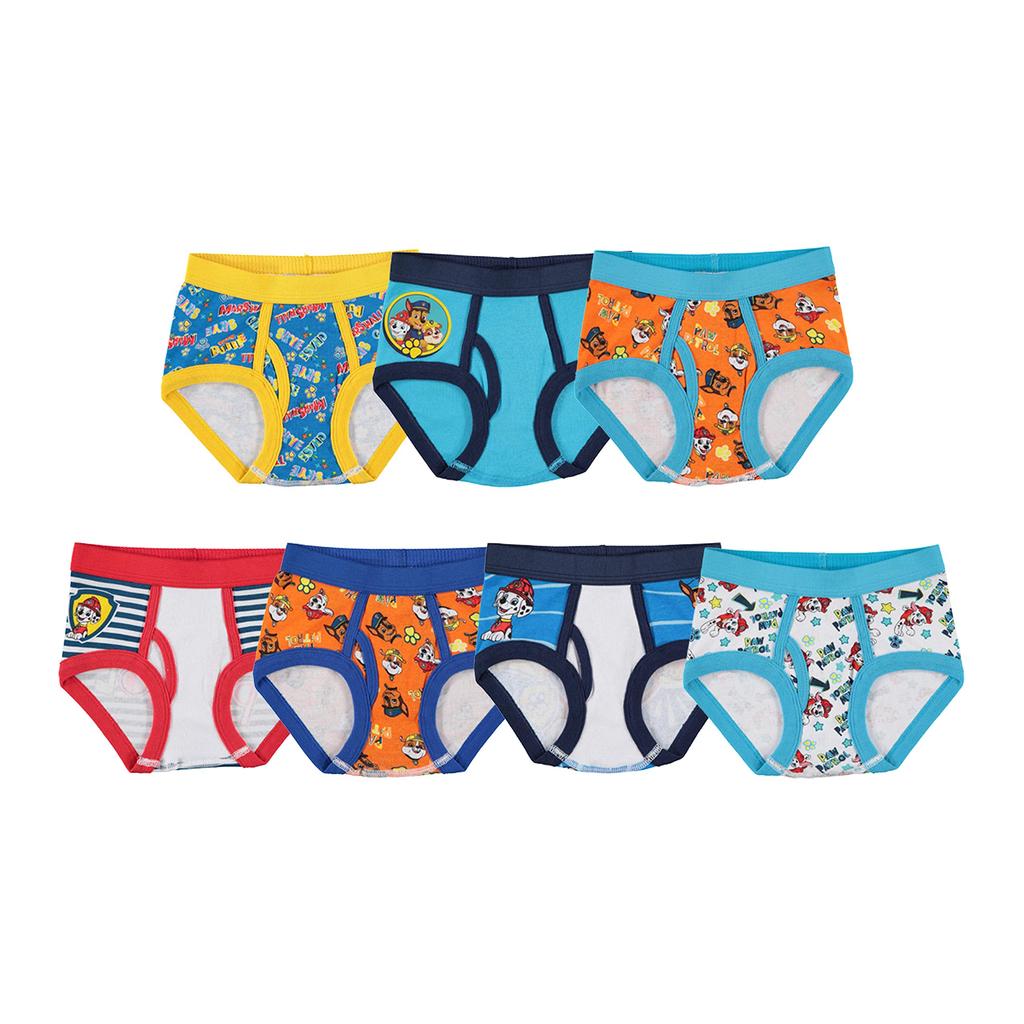 Paw Patrol Handcraft Kids' Briefs, Toddler Paw Patrol, 7-Pack, 4 Years