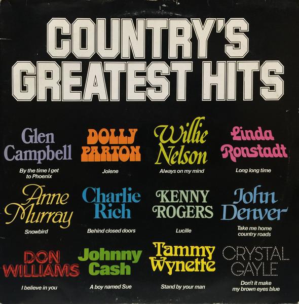

LP Record VARIOUS Countrys Greatest Hits CGH1 Atlantic Gap 1985 UK CountryFolk Used