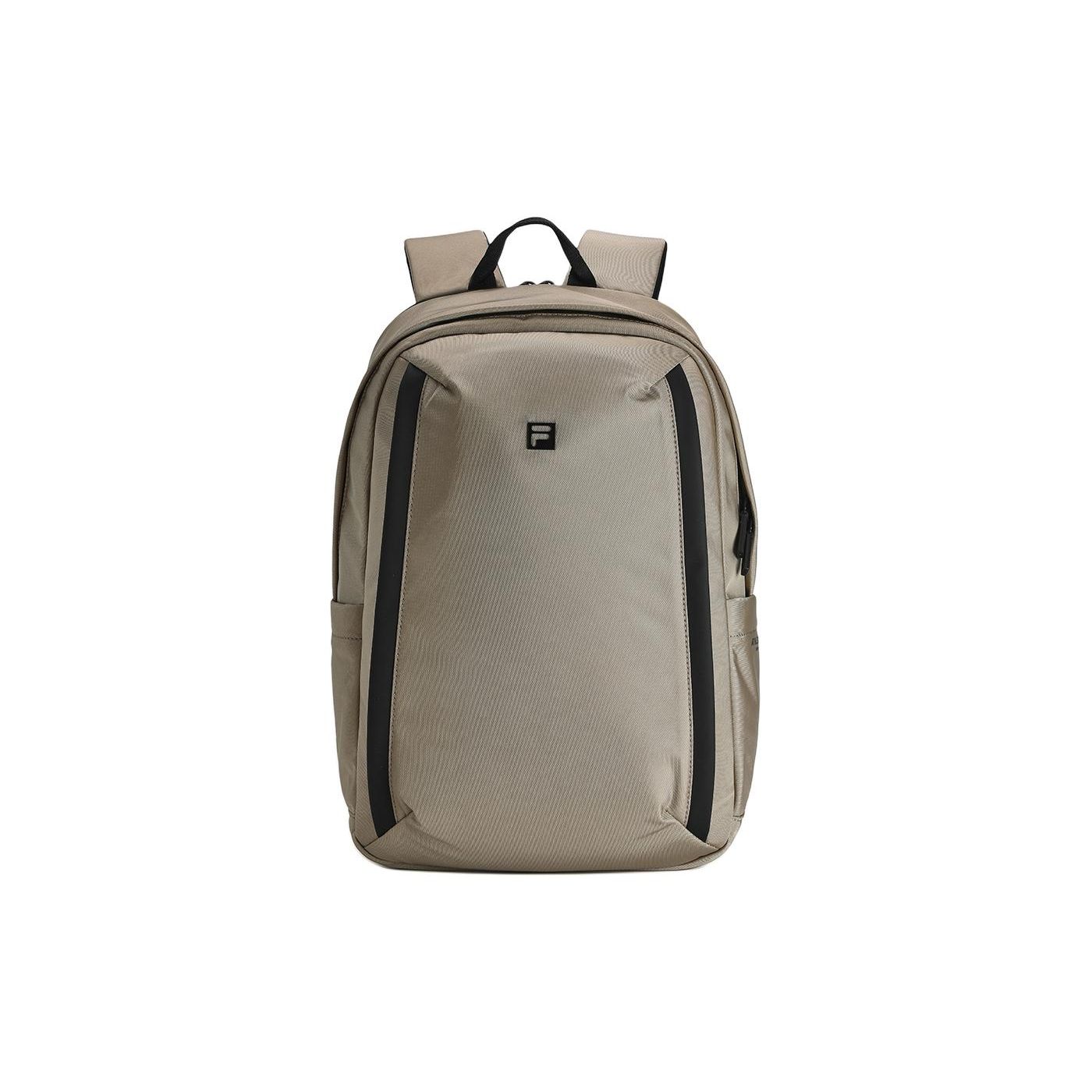 FILA Sports Leisure Fabric Backpack Men Backpacks Brown Gray A13M411106FBN Taupe Gray