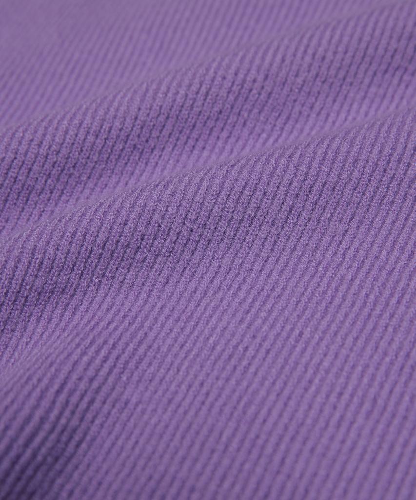 HIGH SCHOOL DISCO Wide Crop Knit Purple