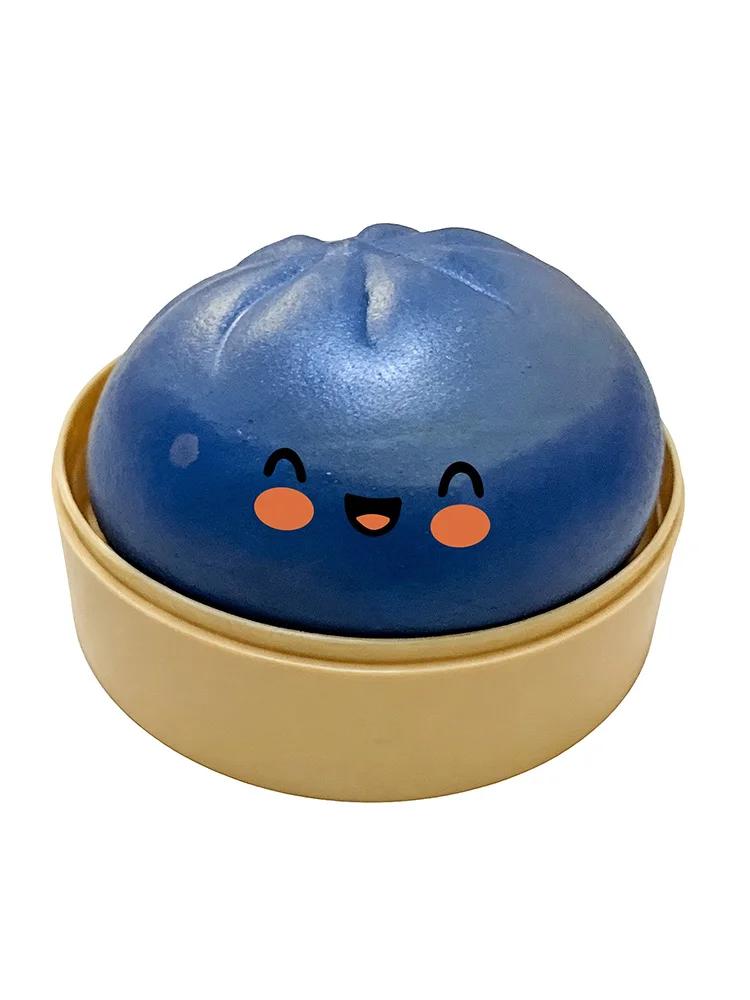 Simulation Flash Ravioli Boule de Pression Petit Pain Squishy Jouet Rebond Lent Doux Pincer Décompression Bureau Maison Décoration Cadeaux d'Anniversaire