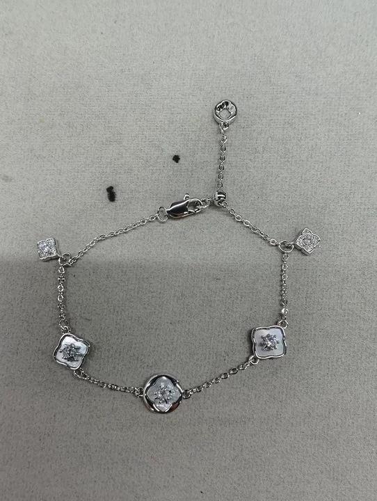 French retro simple zircon fritillary round flower bracelet bracelet exquisite jewelry women