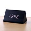 Wooden multi-functional alarm clock creative luminous intelligent led digital display student gift electronic clock silent