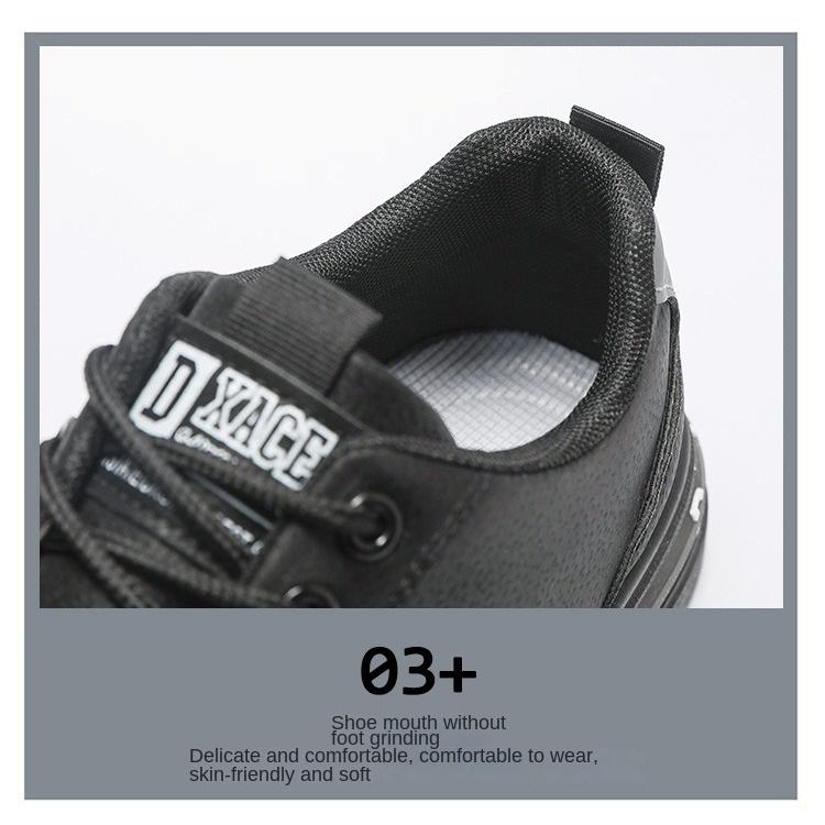 Spring Men's Shoes Breathable Labor Protection Shoes Male Construction Site Work Trend All Match Non-slip Sports Shoes Daddy Shoes