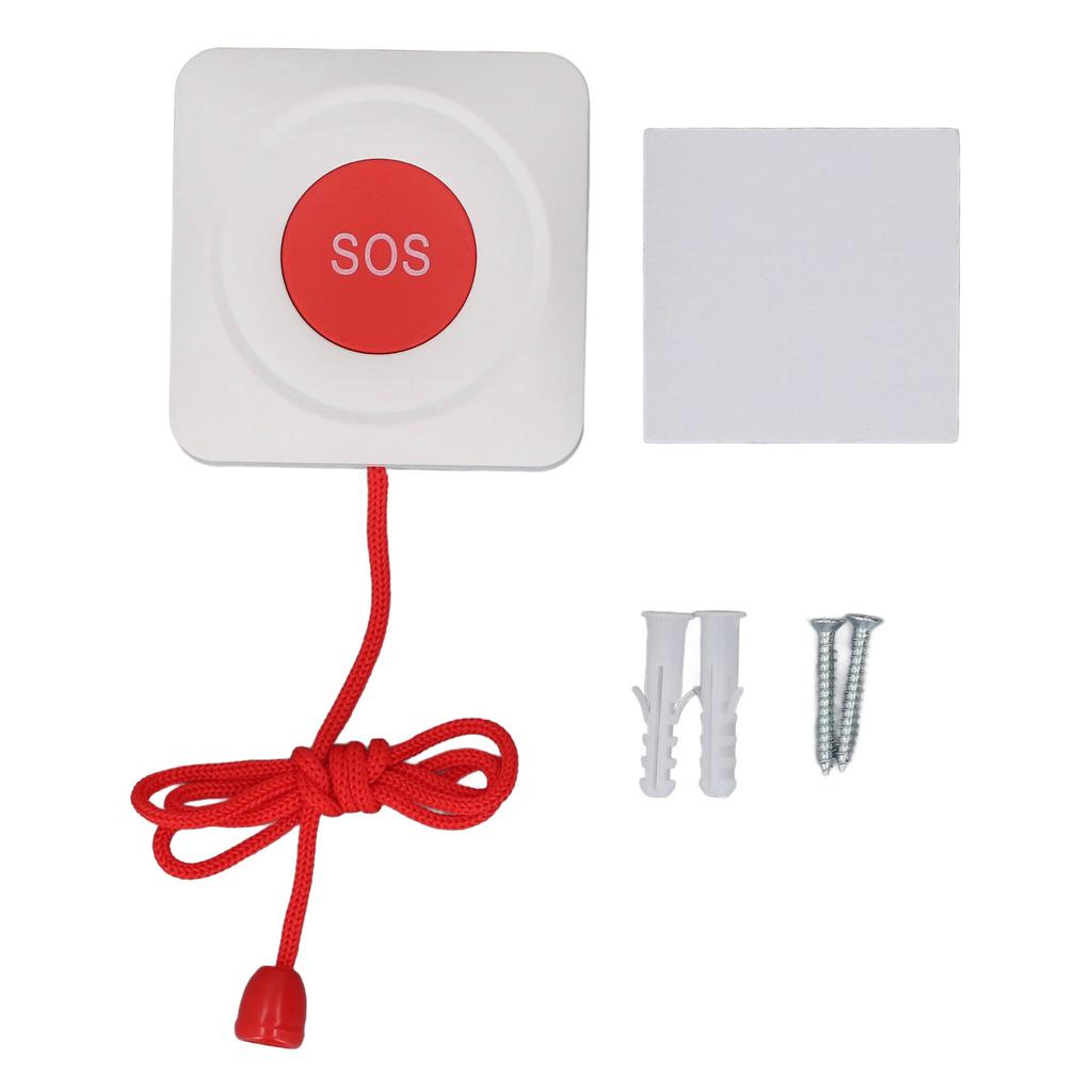 WiFi Wireless Caregiver Pager Call Button App Notification with Pull Cord Alert Button Water