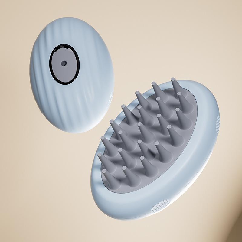 

4 In 1 Pet Brush, Cat Hair Comb, Massage, Pet Grooming, Hair Removal Combs, Anti-Flying Massage Brush Bathing Comb, Pet Cleaning синий