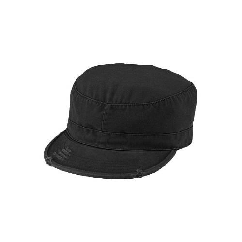 Loseuko 4503 Vintage Solid Fatigue Cap Black