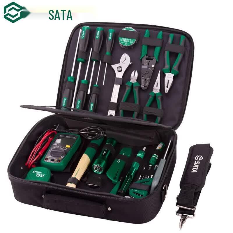 SATA 03795 32-Piece Electrician s Advanced Repair Tool Kit 32 Pcs