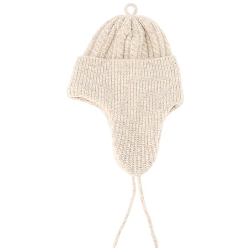 

[Sense of Grace] beanie LONG EAR WATCH ladies light beige