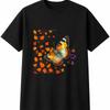 Colourful Orange Tip Butterfly In Autumn Nature Mens Womens T-Shirt Unisex Gift