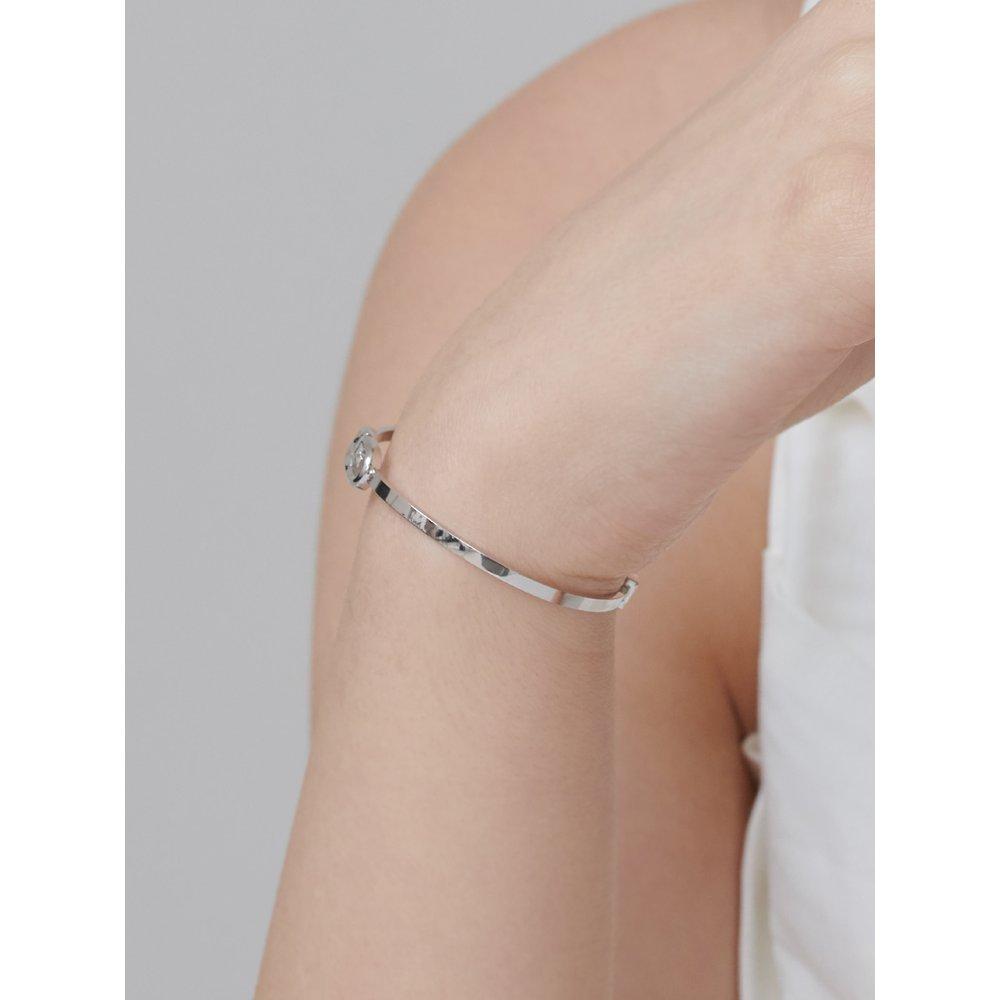 [Geiger] Signature Bangle Silver Bracelet Gisvbb005