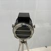 Nautical Nickel Finish and Black Wood Searchlight Chrome Tripod Home Décor Nautical Collectible Spotlight Floor Lamp