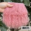 Niedliche Mongolei Fell Schaffell Wolle Extensions Lockige Textur Haarsträhne Lockige Haarverlängerungen Für Sd Blyth Perücken Haare Für Bjd Puppen