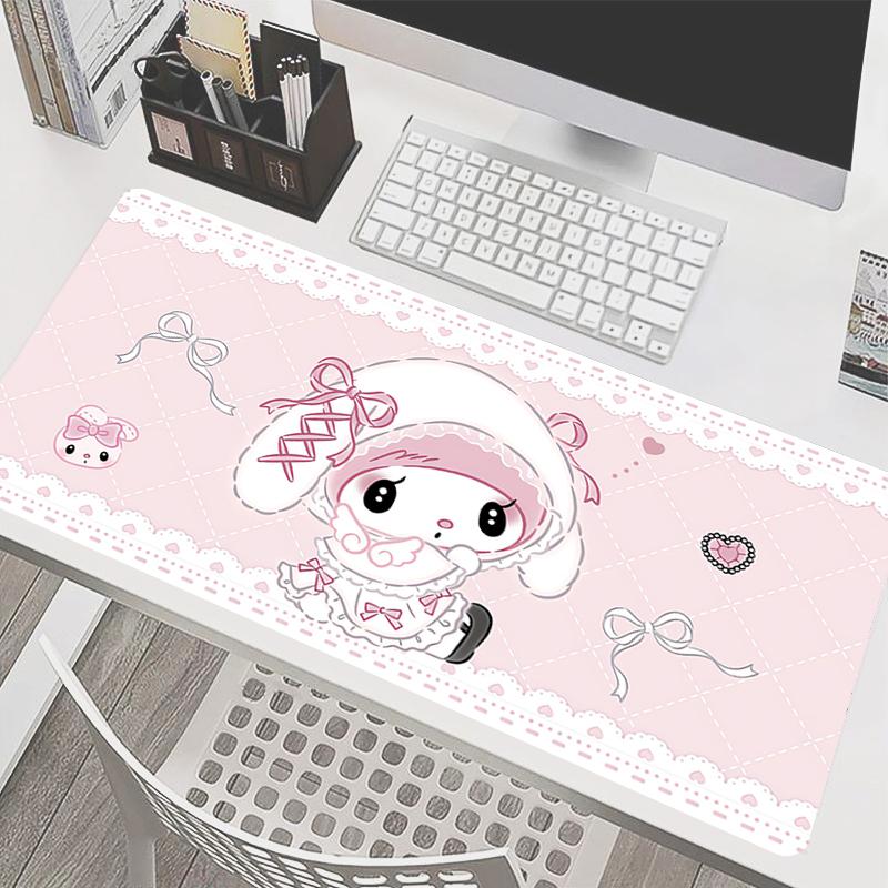 Mouse Pad M-My Melodys Gaming Accessories PC Edge White Gamer alfombrilla Computer Desk Mat Laptop Varmilo Keyboard Pad Mousepad