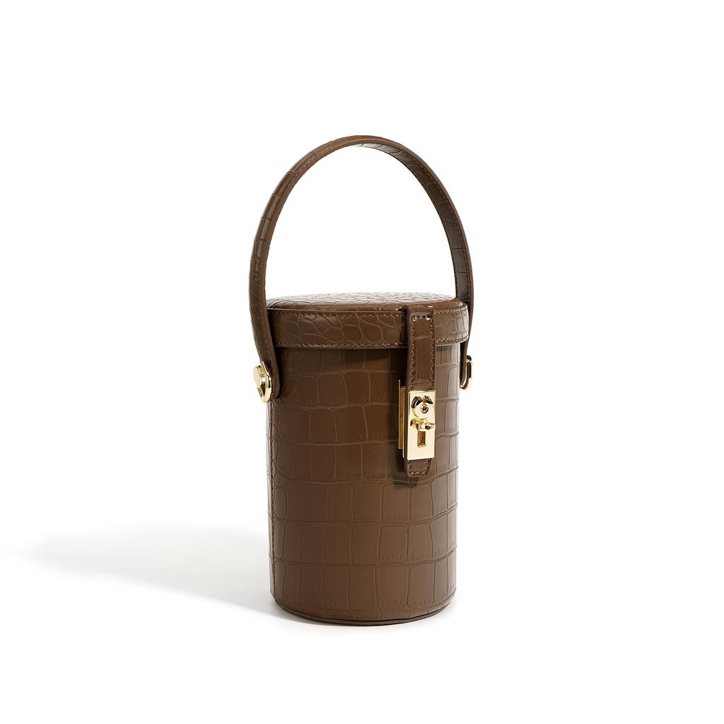 2025 New Cylinder Bag Premium Bucket Bag Women's Bento Bag Crossbody Small Cylinder Bag Mini Fashion Handbag