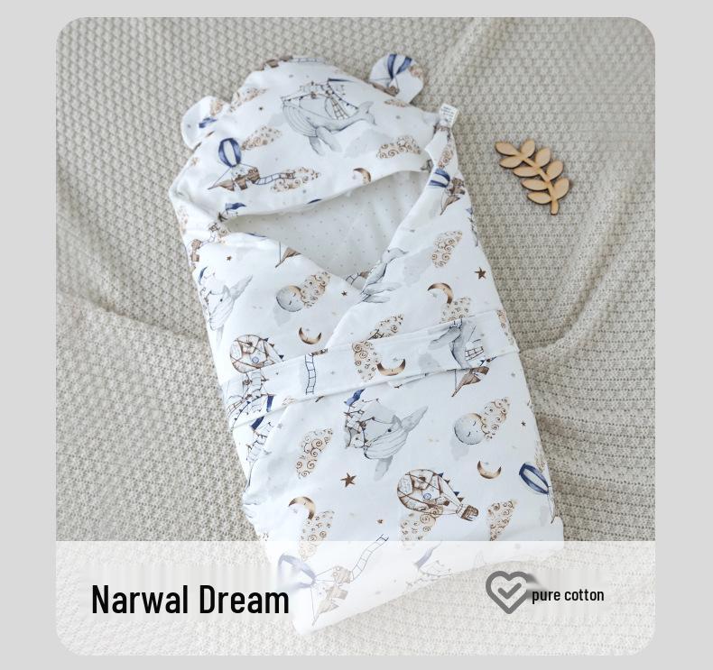 Newborn Mulberry Silk-Cotton Swaddle Blanket