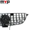 FCM5   GTR Style Racing Grille With Illuminated OE Style LED Emblem Logo Badge For Mercedes Benz GLE-Class C292 2016-2019 GLE450 GLE43