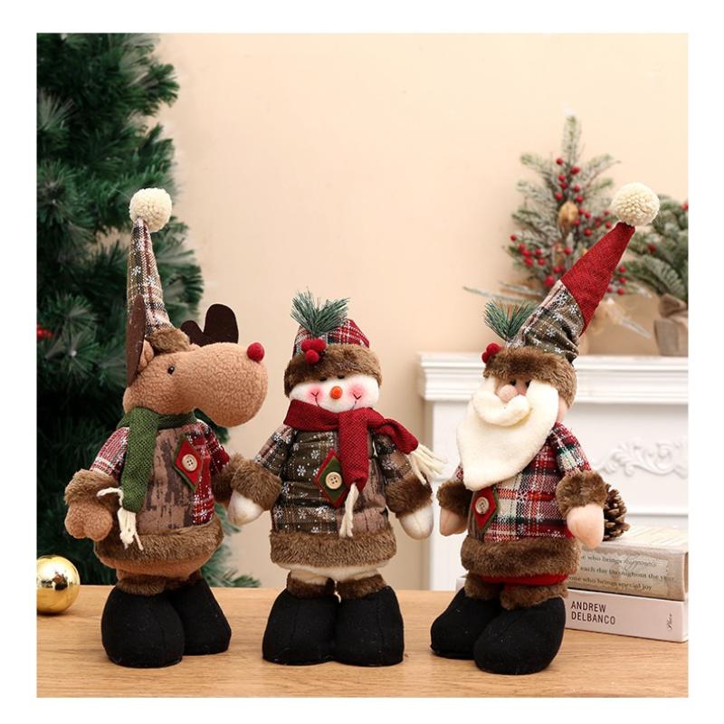 Christmas Ornament Xmas Gifts Telescopic Christmas Doll Merry Christmas Decorations For Home Year