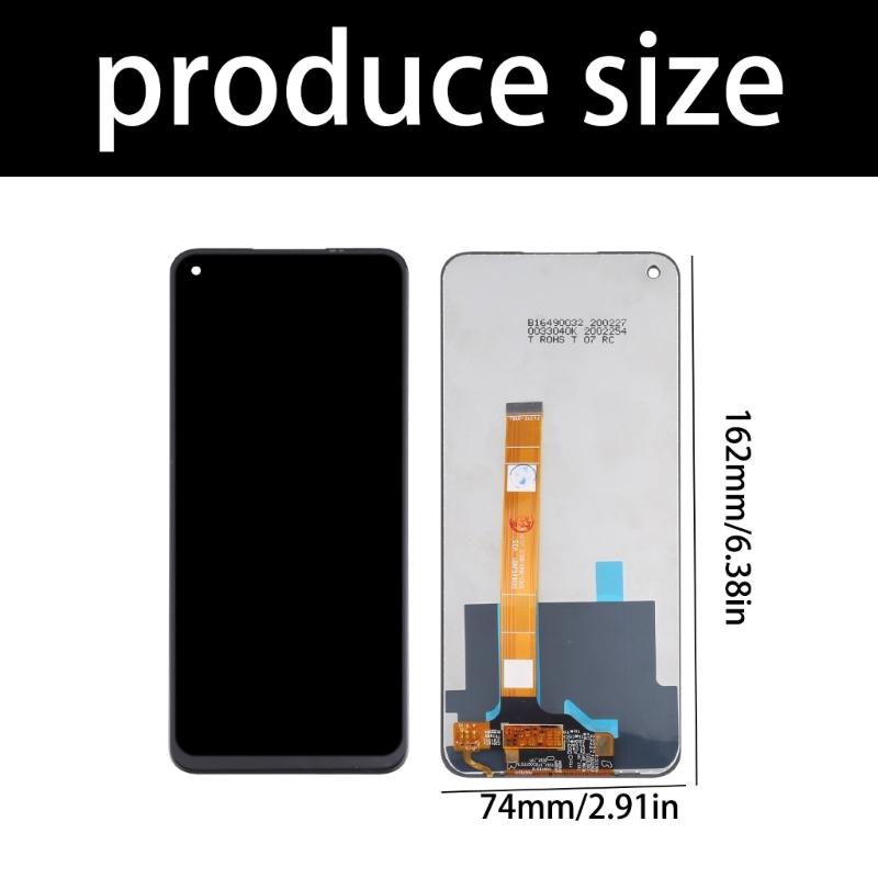 Very Thin Touch Screens Digitizer Replacement Featuring Scratch Resistant Glass Phone Display Repair for A54 CPH2195