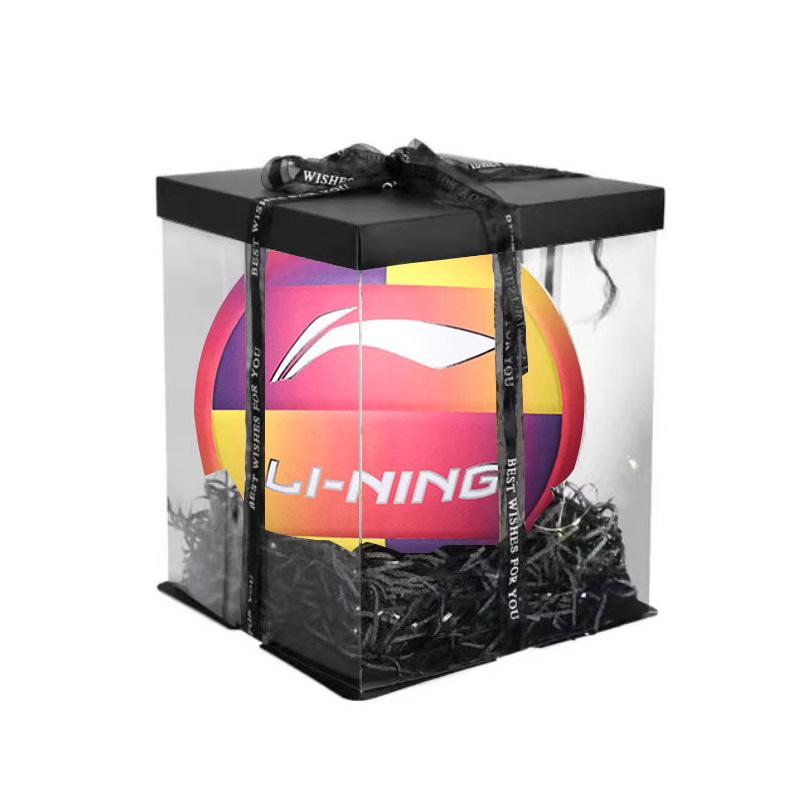 Li Ning Pu Size 5 Volleyball Unisex Purple Yellow Gradient LVQK743-8