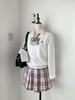 Classic V-Neck Solid Color Knit Vest - JK School Style for Students & Office, Ideal for Autumn to Spring