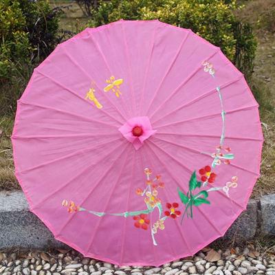 Silk Chinese Art Umbrella Chinese Traditional Vintage Oil Paper Umbrella 56/82cm Handmade Folding Dance Umbrellas