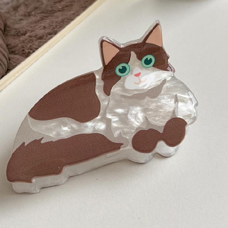 Portable Teen Hair Claw Cartoon Cats/Dogs Braids Ponytail Jaw Clip Easliy Use