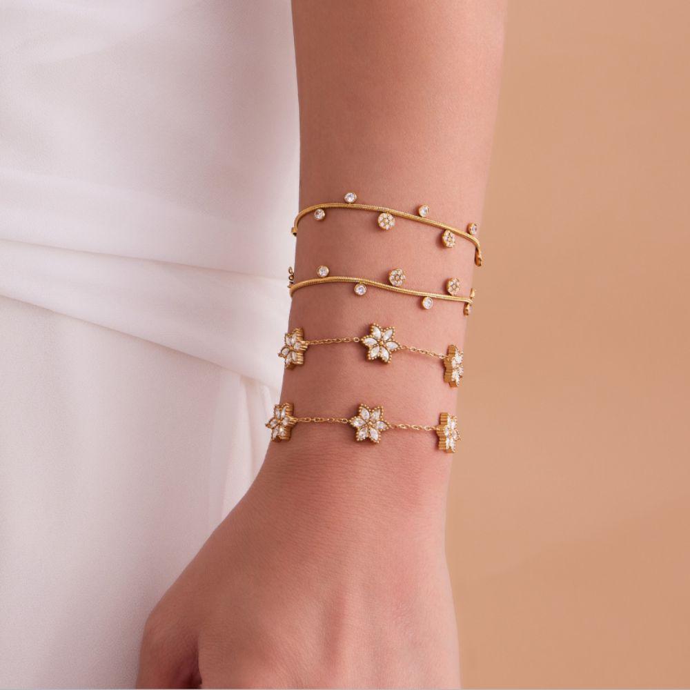 Elegant Y Chain Necklace Bracelet Choker Necklace Fashion Zircon Necklace  Women Jewelry