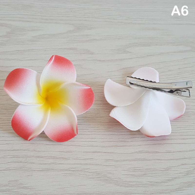 Sommer Plumeria Blume Haar Clips Für Frauen Mädchen Niedliche Haarnadeln Ei Blume Barrettes Hawaiian Hochzeit Party Haar Zubehör