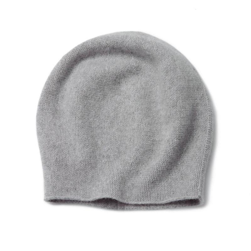 Selected Fine Merino Pure Wool Knitted Hat Fashion Curling Stacking Hat Autumn and Winter Cold Hat Unisex