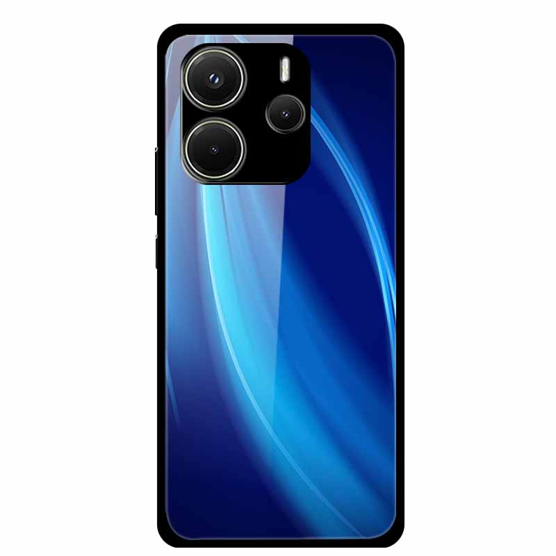 For Redmi Note 14 4G Phone Case Note14 Coque Hard Tempered Glass Back Cover For Xiaomi Redmi Note 14 5G Case Shell Soft Bumper