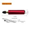 Red Electric USB Mini Hand Drill & Engraving Pen