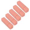 6ml Lip Gloss Tubes 5pcs Rubber Paint Frosted Texture DIY Lip Stain Refillable Empty Bottles with Plugs