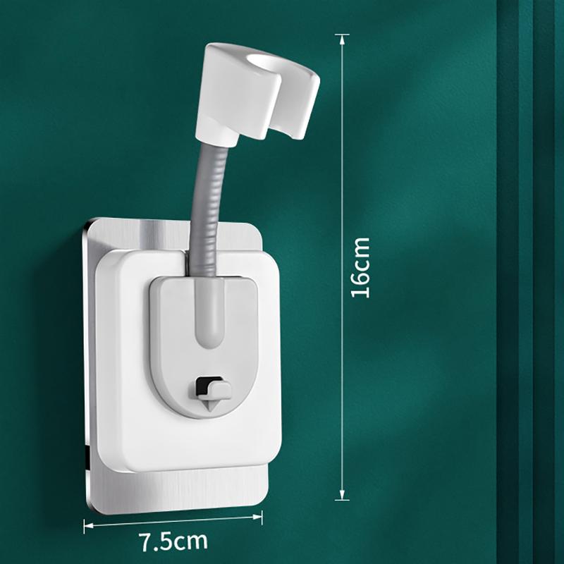 Adjustable Shower Head Holder With 360 Degree Rotation Compatible With Most Shower Heads Easy To Install Requiring No Drilling