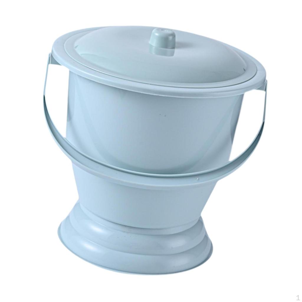 Spucknapf-Urinal mit Deckel, tragbarer Topf, Haushaltstöpfchen, Eimer für die Frau