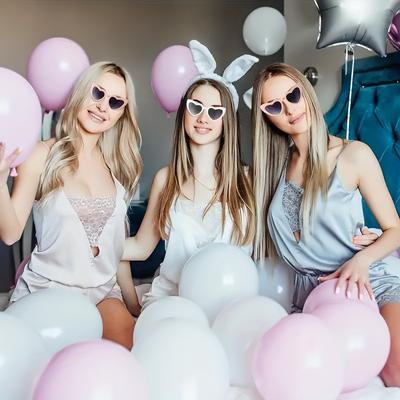 15PCS Fun Designed Heart-shaped Mixed Color Glasses Suitable for Various Themed Parties Concert and Holiday Outfitsnds