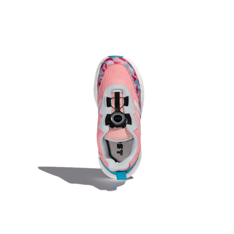 Adidas Lux Boa Breathable Low Top Kids Running Shoes Kids Running Shoes Pink FX2274
