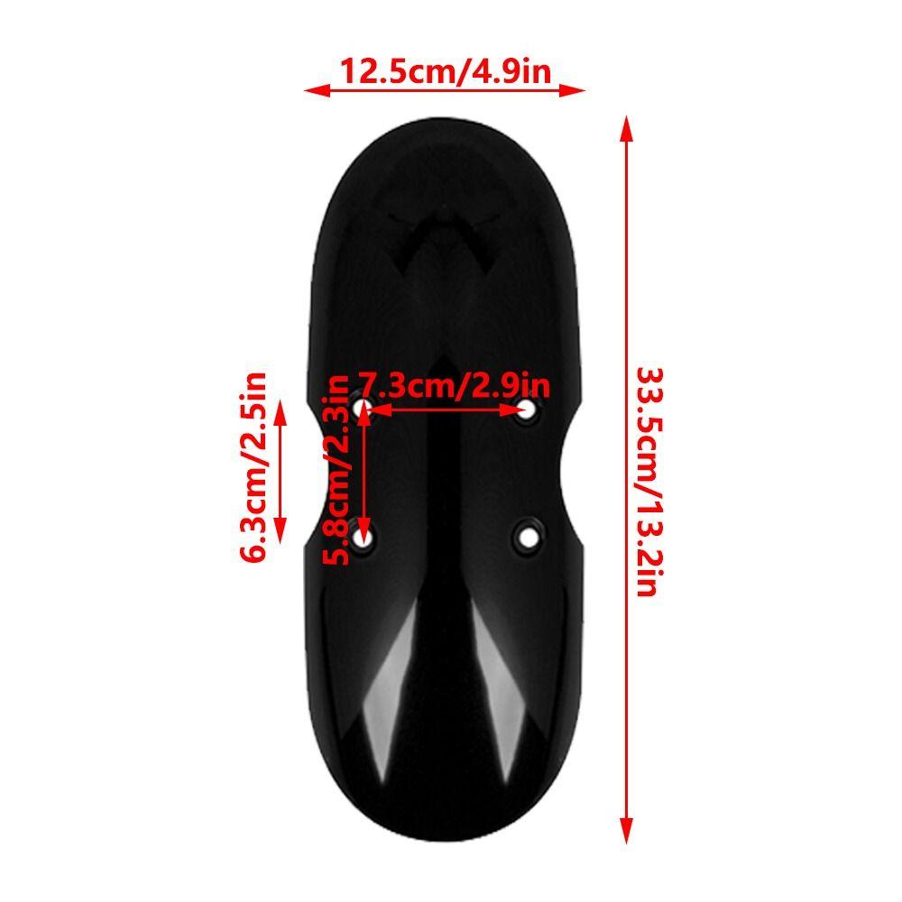 ABS Motorcycle Mask Splash Mudguard Short Retro Short Racer Mud Flap Guard  Motorbike Accessories