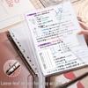 Baiyi Solid Color File Organizer - Loose-Leaf Folder for Documents & Study Materials